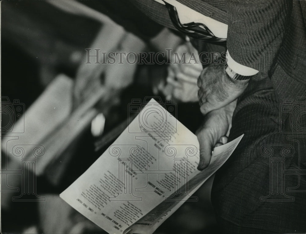 1965 Program Contains Hymns For Birmingham Festival Of Sacred Music-Historic Images