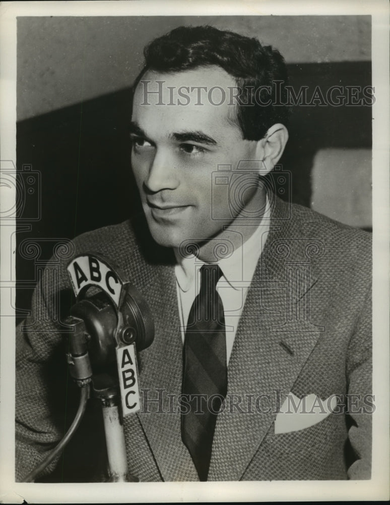 1946, Martin Agronsky, Broadcast News Correspondent - abna03808 - Historic Images