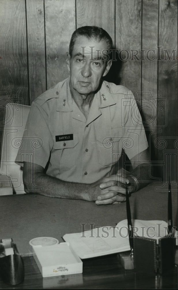 1979, General Thomas Barfield, Marion, Alabama Military Instructor - Historic Images