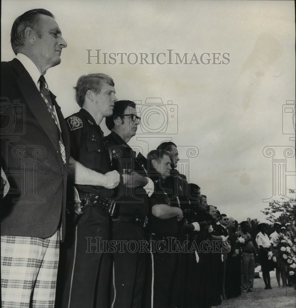 1975 Funeral For Former Sheriff Wilson Baker in Selma, Alabama-Historic Images