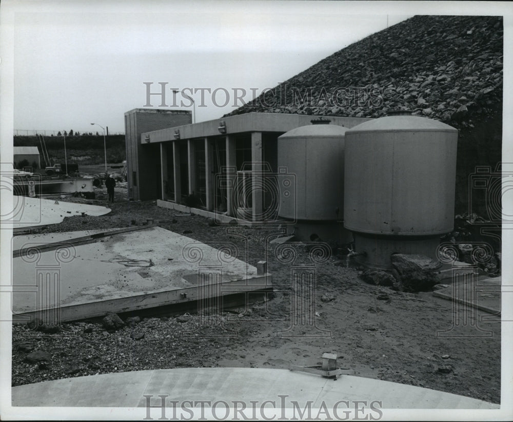 1975 Press Photo Alabama-Damage caused by the Bouldin dam break - abna05108 - Historic Images