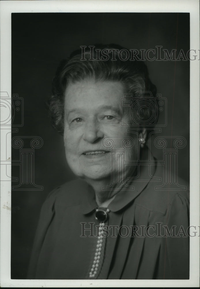 Press Photo Eleanor (Mrs. F.E.) Arn, Birmingham, Alabama - abna05174 - Historic Images