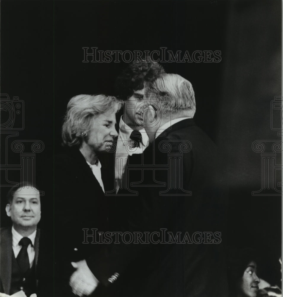 1979, Ethel, Robert Kennedy, Jr., Richard Arrington Alabama Inaugural - Historic Images