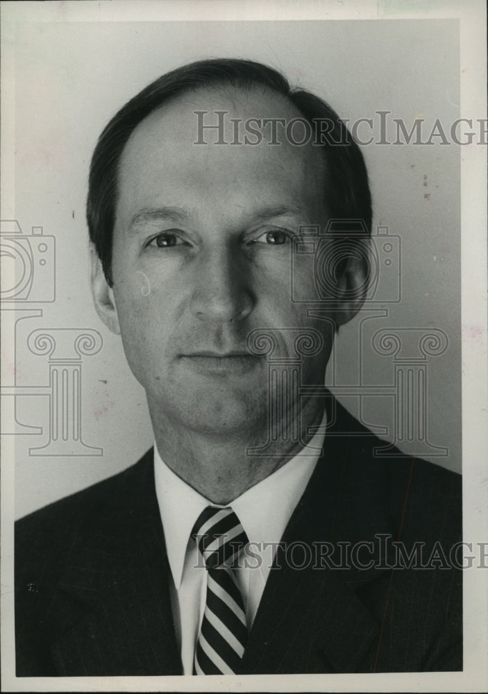 1989 Press Photo Alabama-City Democratic Party Politician, John Baker. - Historic Images