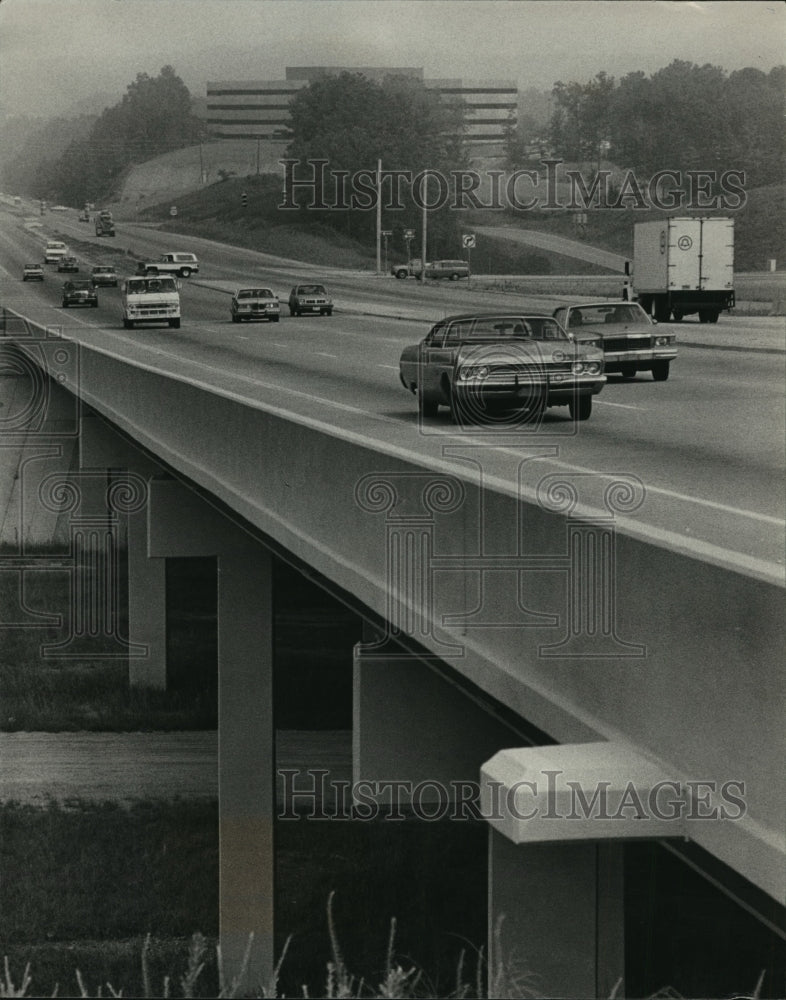1983 Press Photo Alabama Interstate 459 a glittering pathway to cities' future. - Historic Images