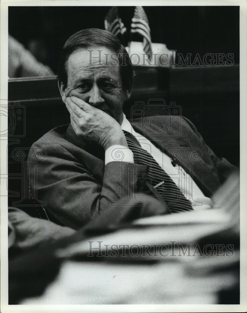 1982 Press Photo Alabama State Representative Frank Riddick. - abna05513 - Historic Images