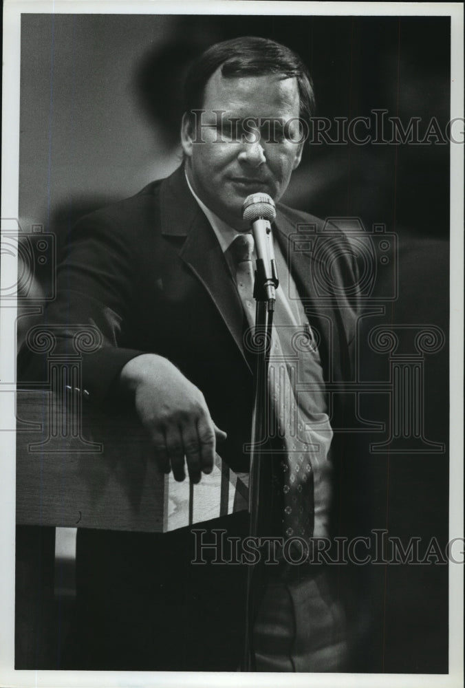 1982 Press Photo Alabama Legislator, Roy Johnson of Tuscaloosa. - abna05517 - Historic Images