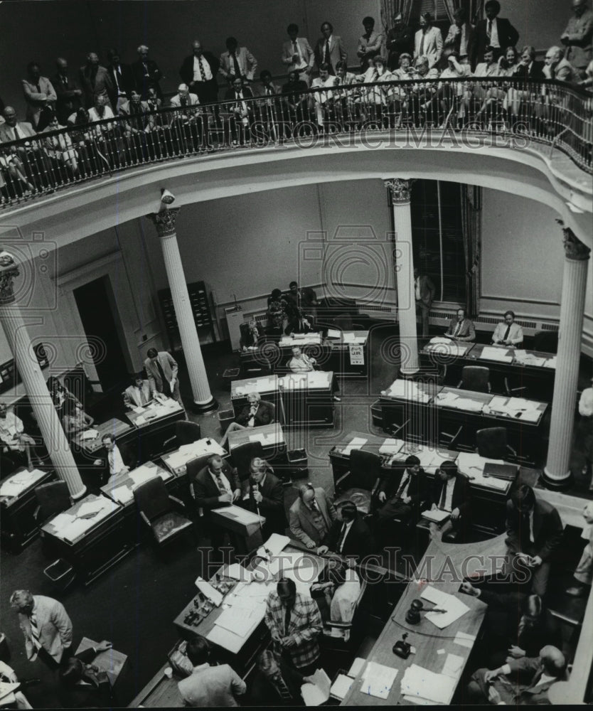 1980 Press Photo Alabama-Crowded gallery watches winding-down Legislature. - Historic Images