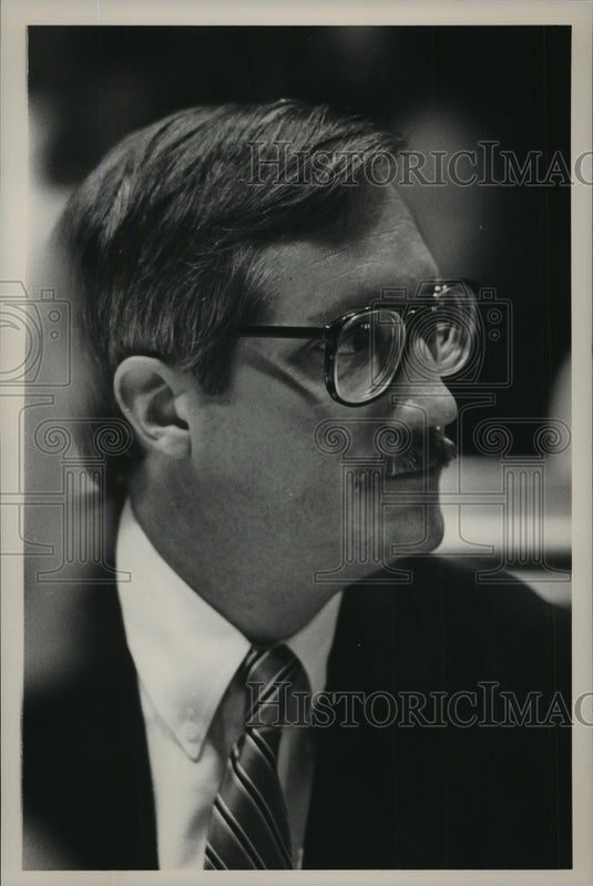 1987 Press Photo Alabama House Pro-Tem, Jim Campbell. - abna05537 - Historic Images