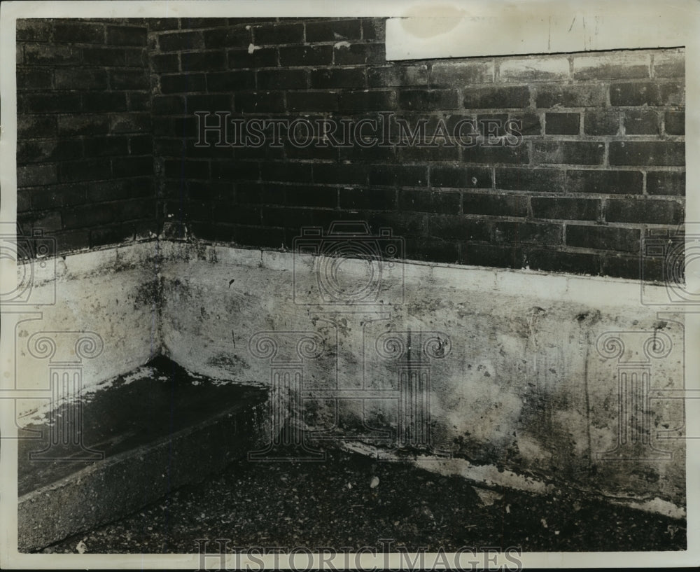 1962 Press Photo Alabama-Deteriorating building condition at Kilby Prison.- Historic Images