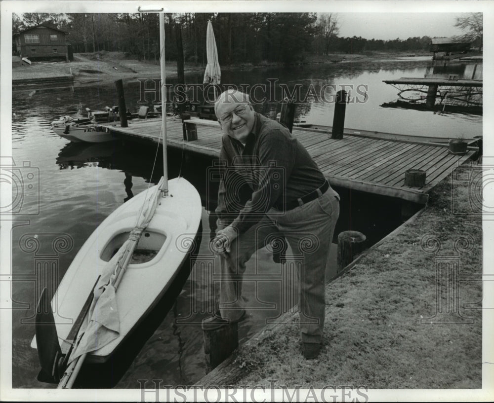 1981 Press Photo Alabama-Thomas Barden. retiree of Department of Public Safety - Historic Images