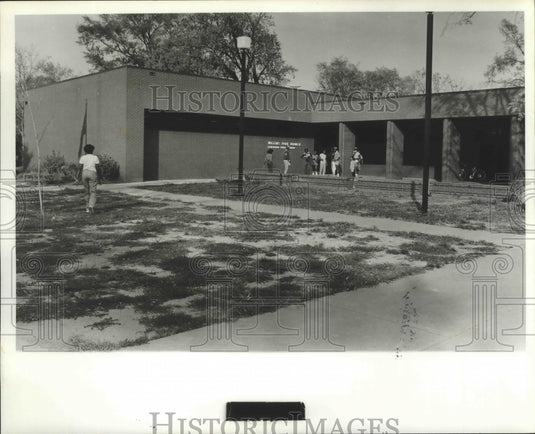 1980 Press Photo Alabama-Birmingham's Wiggins Park Recreation Center's Library. - Historic Images