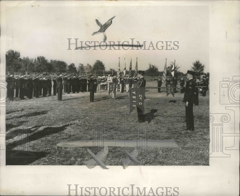 1947 Press Photo Presentation of Colors at Birmingham Boys Industrial School - Historic Images