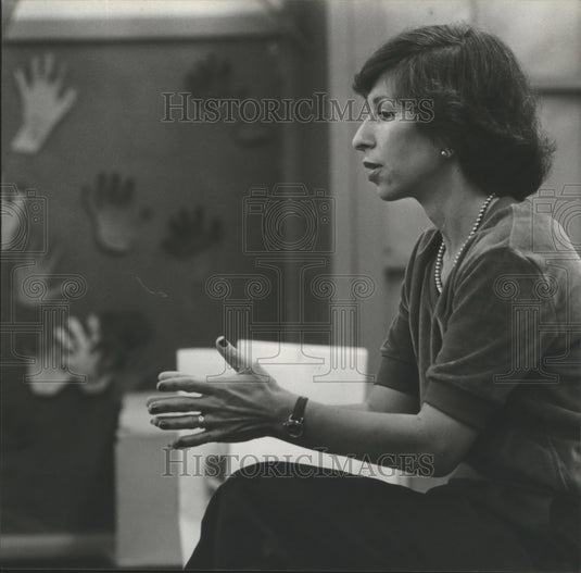 1980 Press Photo Sandra Stern, Fifth Grade, Gibson Elementary School, Alabama - Historic Images