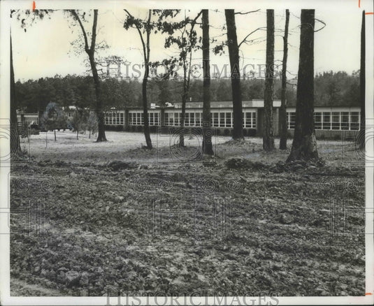 1968, Work Underway For New Parking Area, Putnam School, Birmingham - Historic Images