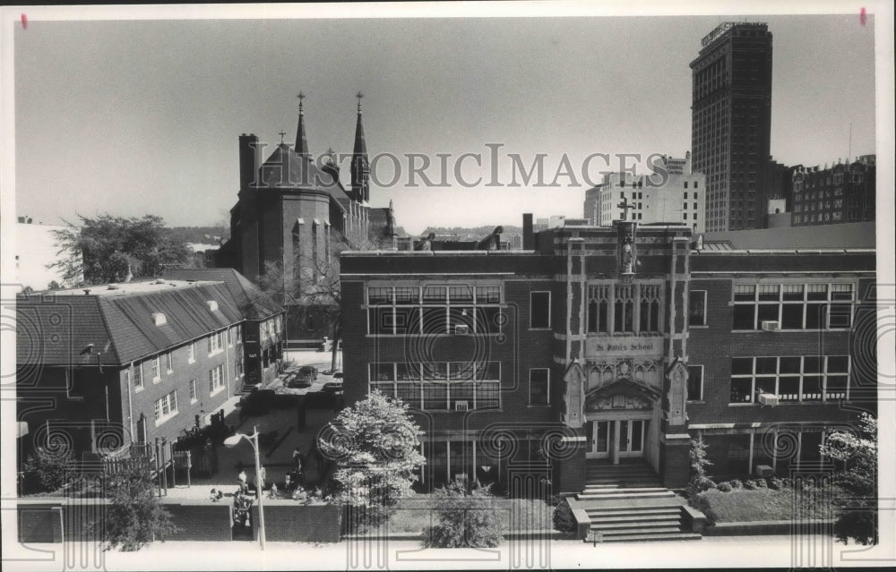 1989 Press Photo St. Paul&#39;s School, Birmingham, Alabama - abna05871 - Historic Images