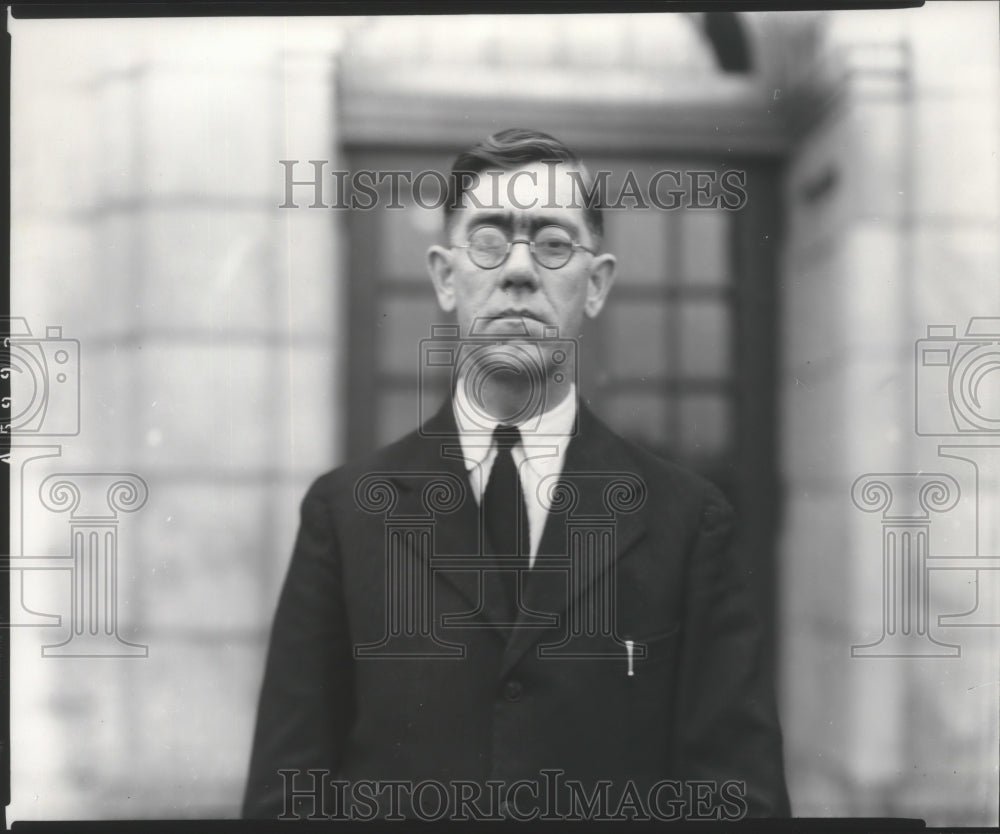 1937 Press Photo W.H. Reagan, Principal, Birmingham, Alabama - Historic Images