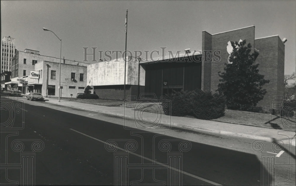 1983 Press Photo Alabama-Birmingham&#39;s West Police Department Precinct building. - Historic Images