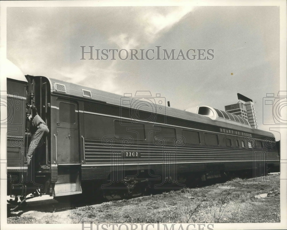 1987 Press Photo Locomotive, Robert Kincey Memorial Rail Museum, Birmingham - Historic Images