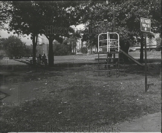 1978 Press Photo Alabama-Birmingham's Vest Pocket Park. - abna06051 - Historic Images