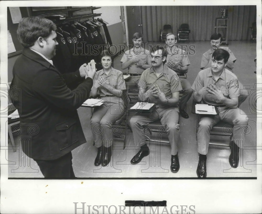 1977 Birmingham, Alabama Police Cadets Learn Sign Language-Historic Images