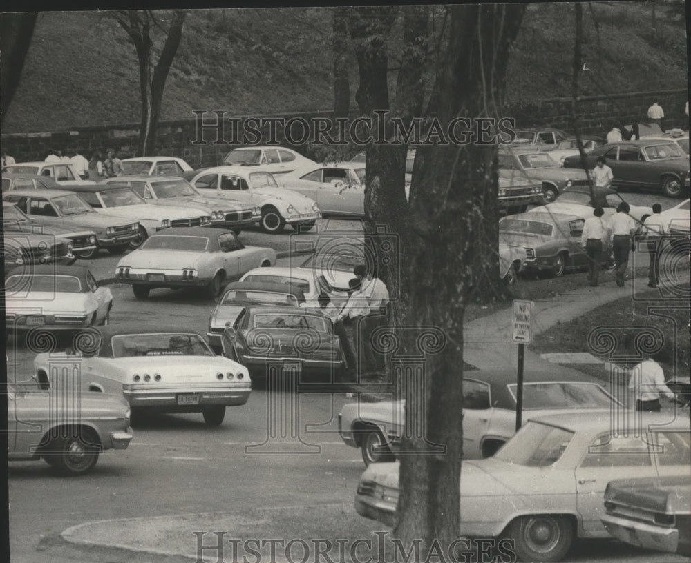 1972 Press Photo Alabama-Birmingham-View of winding Highland Avenue. - Historic Images