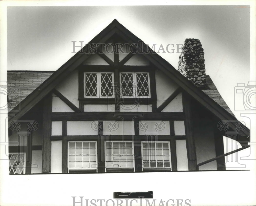 1979, Alabama-Tudor home on Highland Avenue in Birmingham. - Historic Images