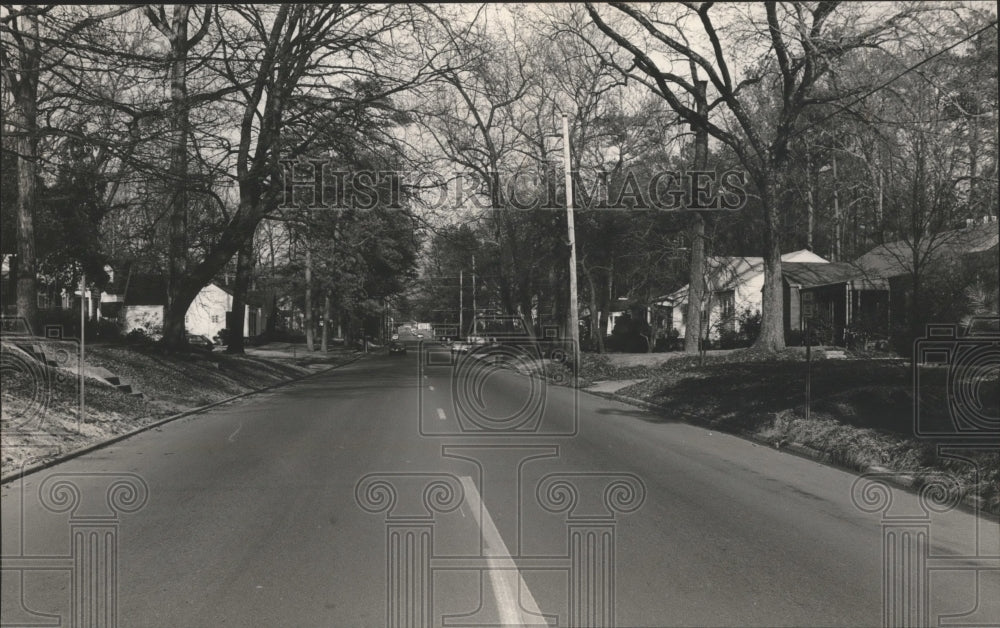 1985 Press Photo 22nd Street South, Birmingham, Alabama - abna06143 - Historic Images