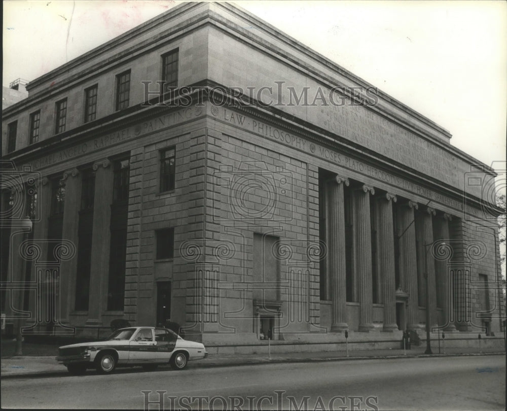 1979 Press Photo Alabama-Birmingham&#39;s downtown library branch exterior. - Historic Images