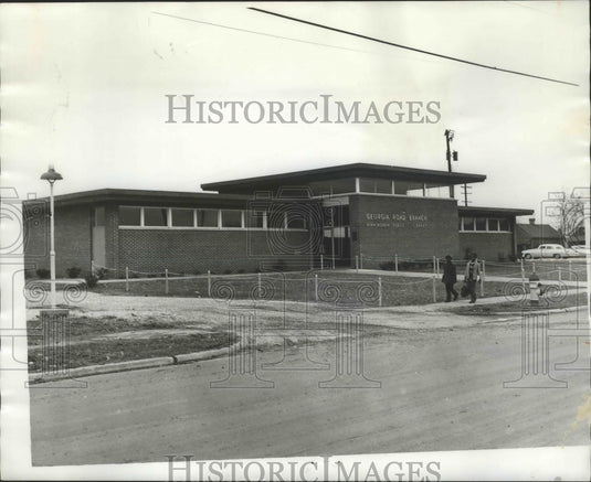 1961 Press Photo Alabama-Birmingham-New Georgia Road branch library set to open. - Historic Images