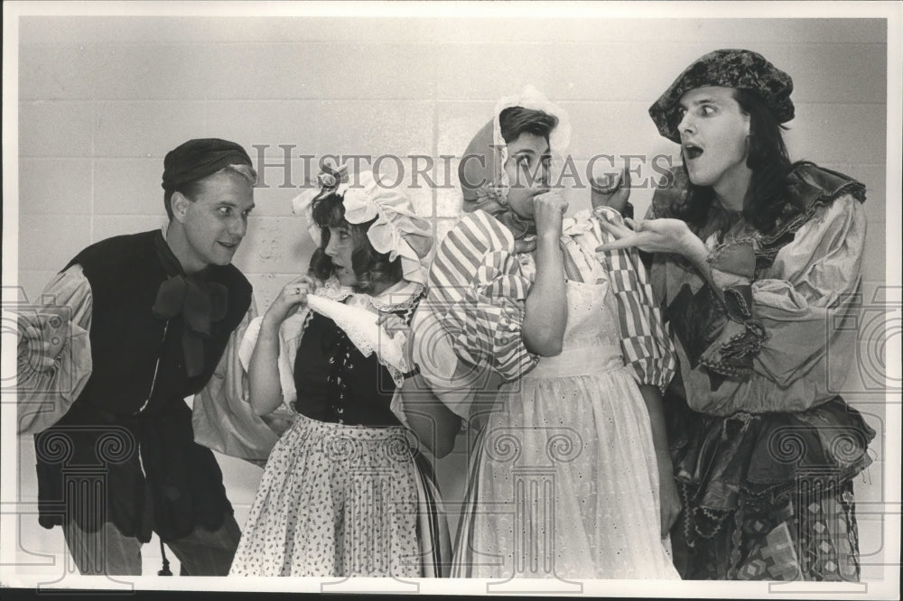 1989 Press Photo Alabama-Birmingham&#39;s Play promo shot at Childrens Theater. - Historic Images