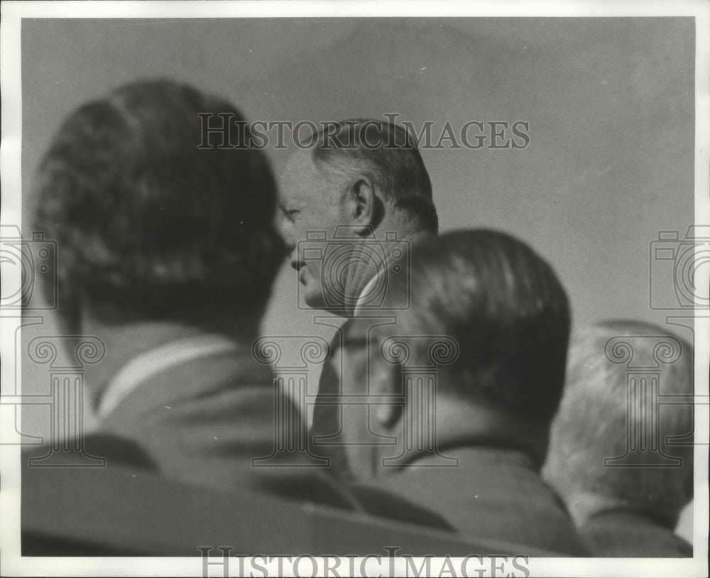 1970, Alabama-Dignitaries speak at Birmingham Post Office dedication. - Historic Images