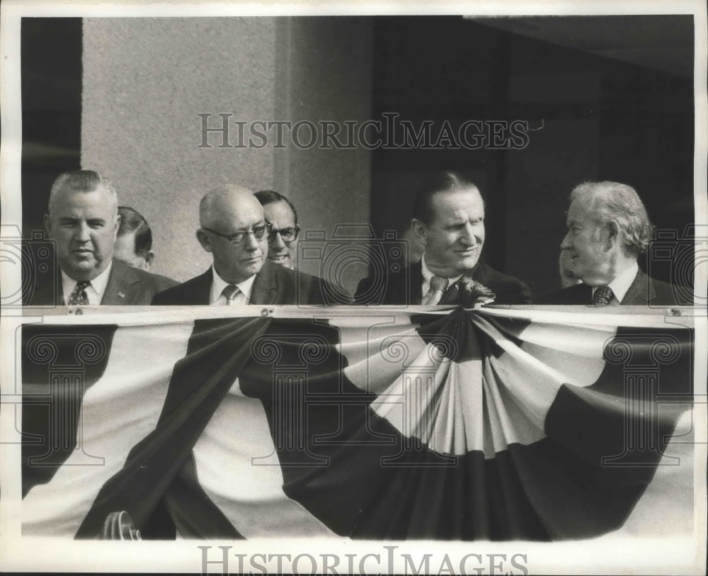 1970, Alabama-Dignitaries at dedication of Birmingham&#39;s Post Office. - Historic Images