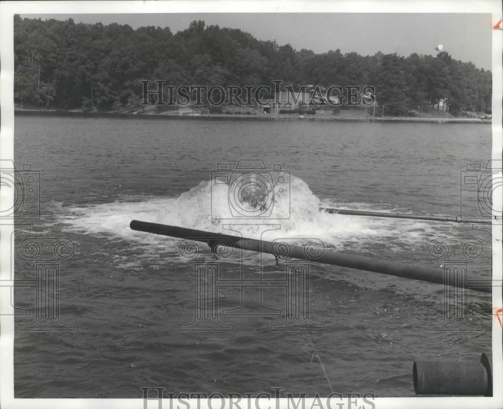 1978, Alabama-Birmingham Water Works&#39; pipes in the water. - abna06329 - Historic Images