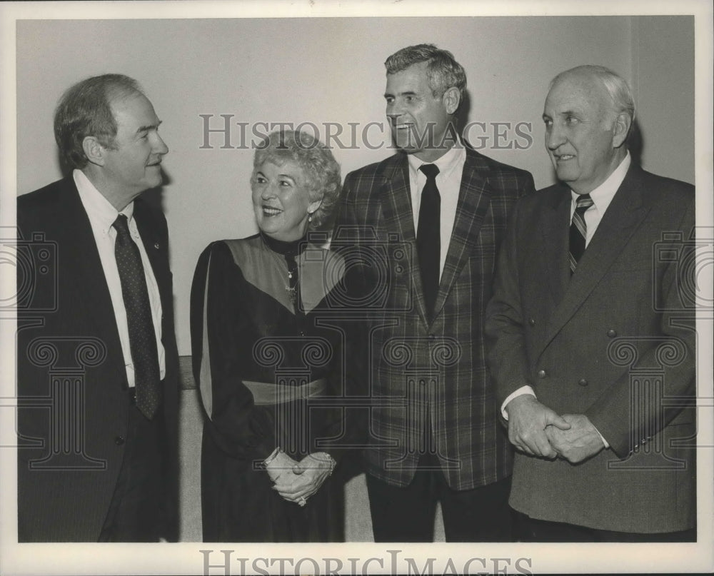 1986 Press Photo Birmingham-Southern College&#39;s New Hall of Famers, Alabama - Historic Images