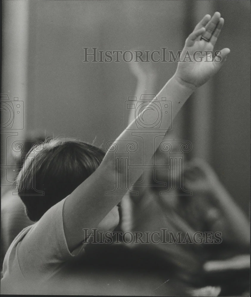 1980 Press Photo Students in Gibson Elementary School, Birmingham, Alabama - Historic Images