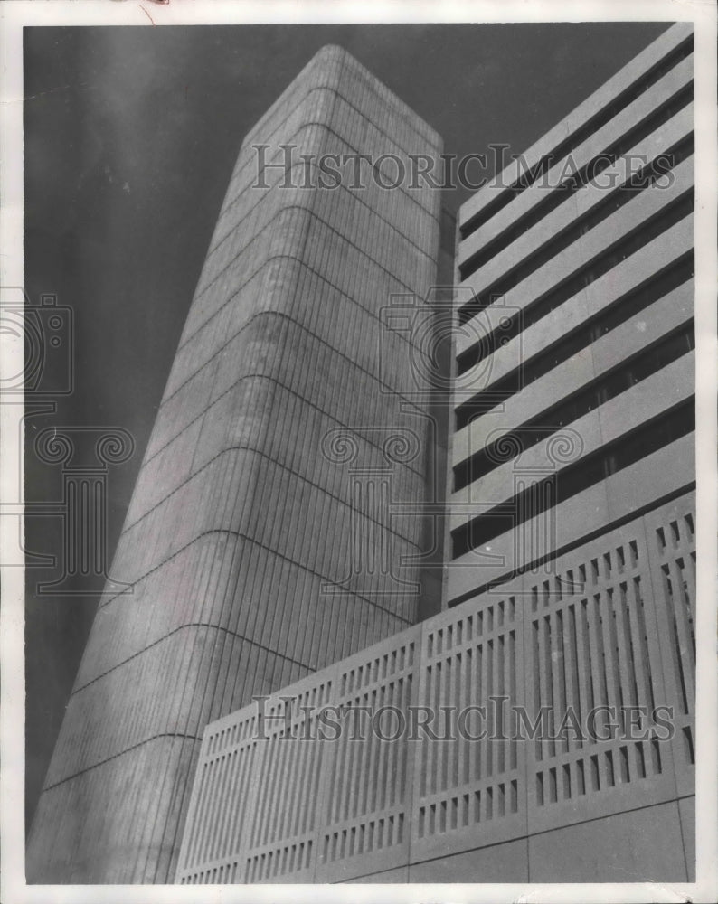 1974, Birmingham, Alabama, Social Security Building Elevator Shaft - Historic Images