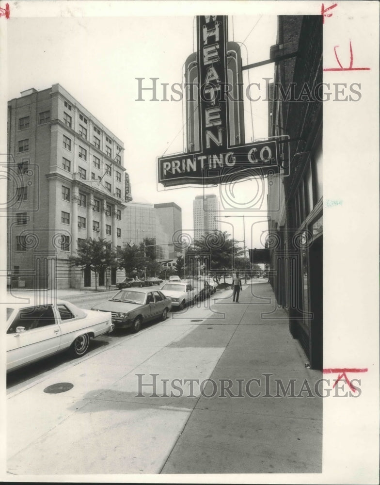 1988 Press Photo 4th Avenue Business District in Birmingham, Alabama - abna06600 - Historic Images