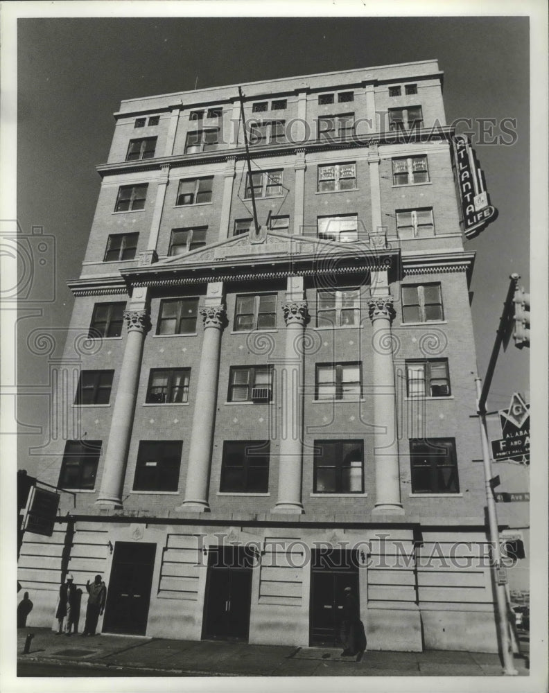 1981 Press Photo Alabama-Birmingham&#39;s Masonic Temple building erected in 1922. - Historic Images