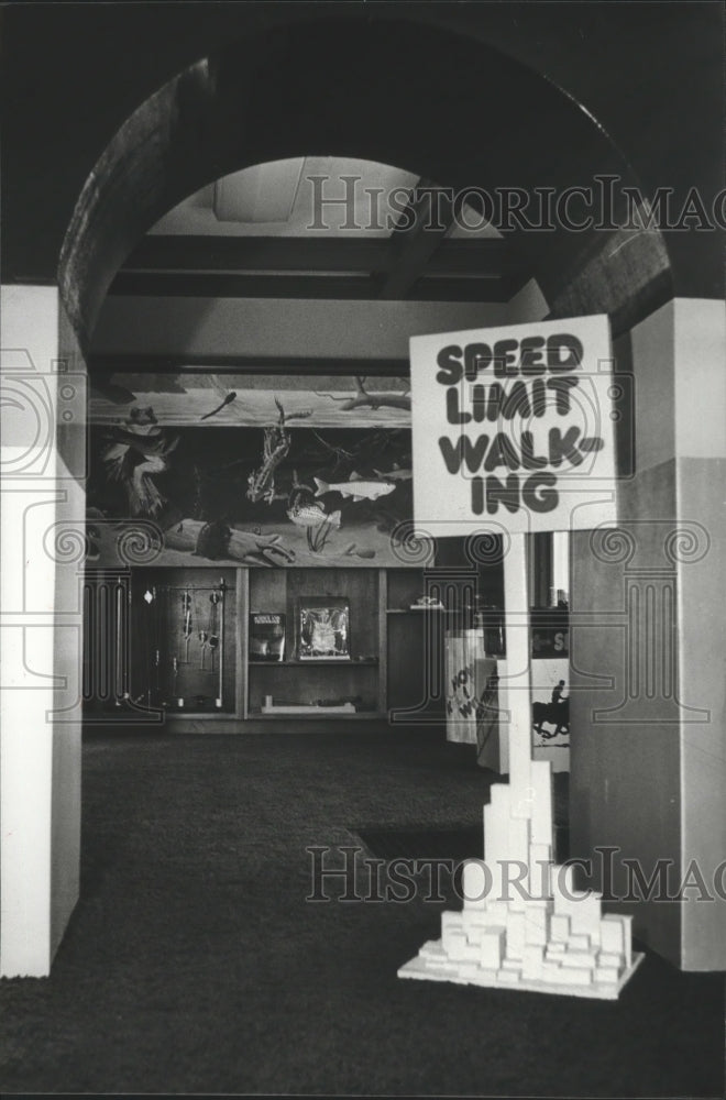 1980 Press Photo Alabama-Sign at entrance to Birmingham&#39;s Discovery Place Museum - Historic Images