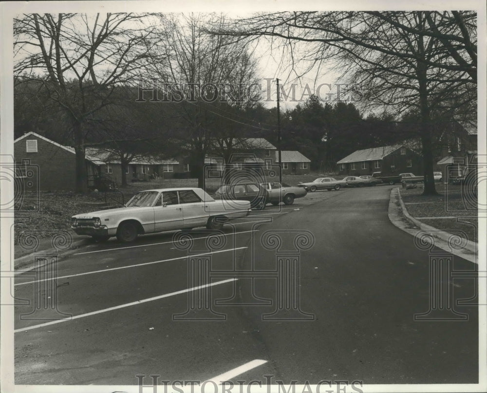 1985 Press Photo Alabama-Brookside&#39;s housing project now has smooth wide streets - Historic Images