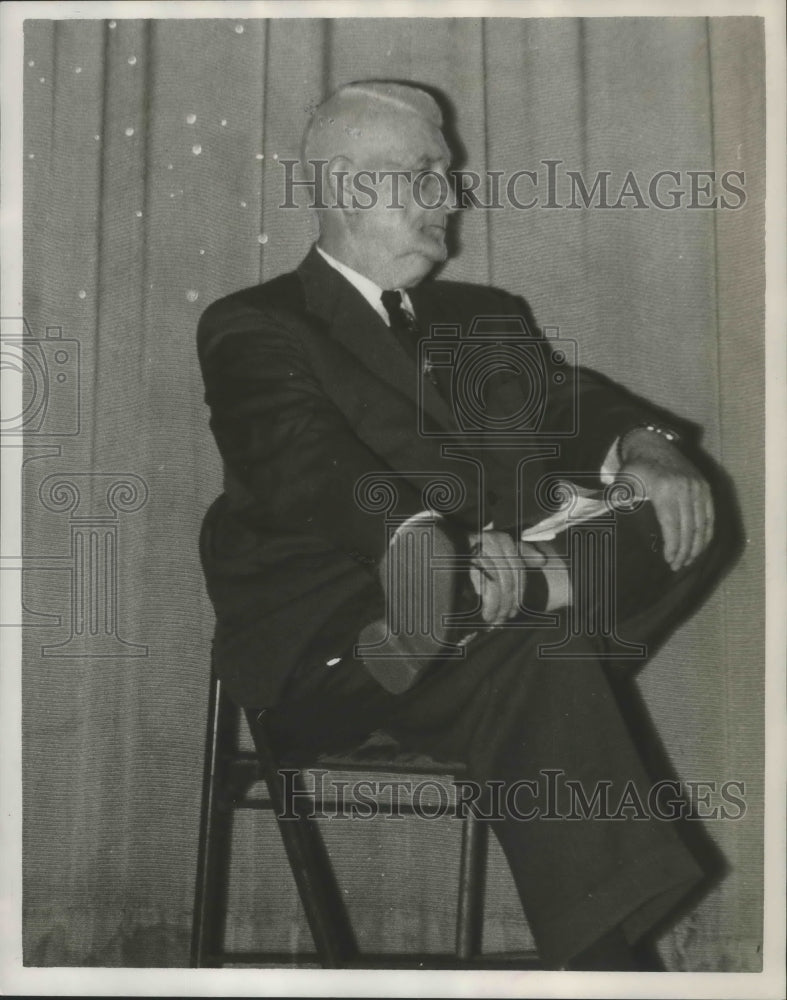 1959 Press Photo Dave Birmingham Mayoral Candidate in Montgomery, Alabama - Historic Images