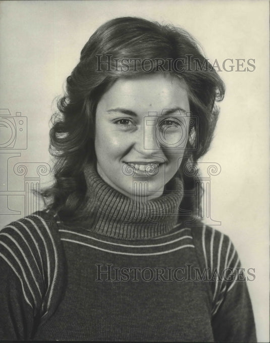 1977 Press Photo Darla Brooks, Singer, Birmingham-Southern College, Alabama - Historic Images