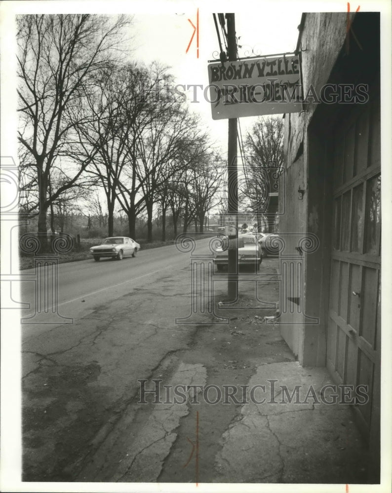 1981 Press Photo View of Brownville, Alabama - abna07022 - Historic Images