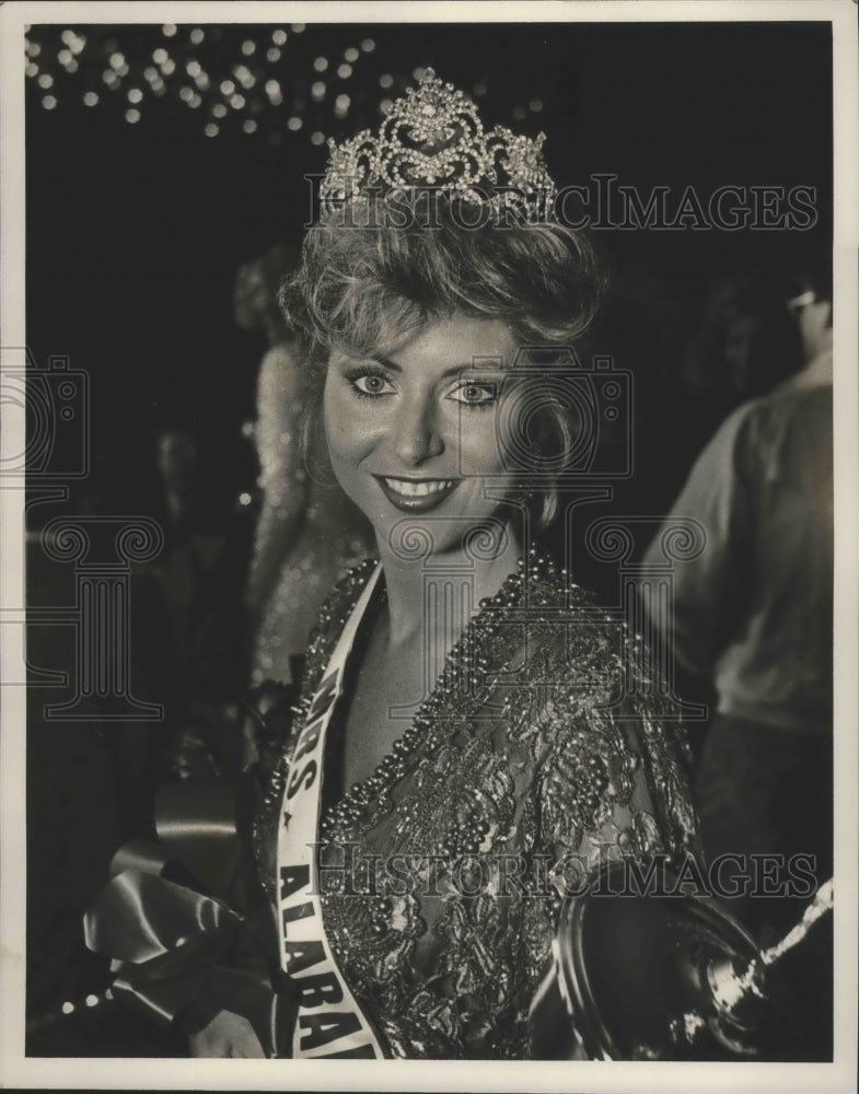 1987 Press Photo Miss Alabama, Kellie Byrd from Dothan. - abna07032 - Historic Images