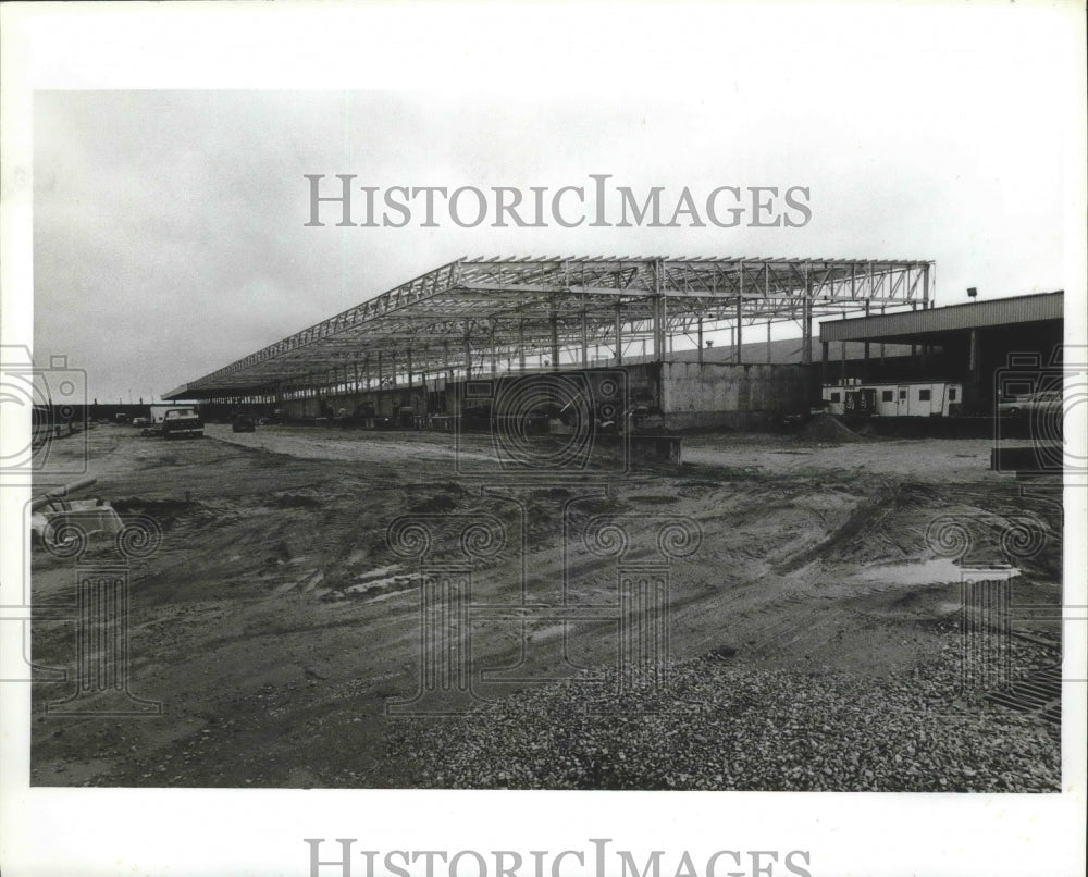 1991 Press Photo Alabama State Docks construction site. - abna07173 - Historic Images