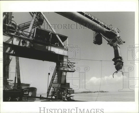 1990 Press Photo Alabama State Docks in Mobile - abna07181 - Historic Images