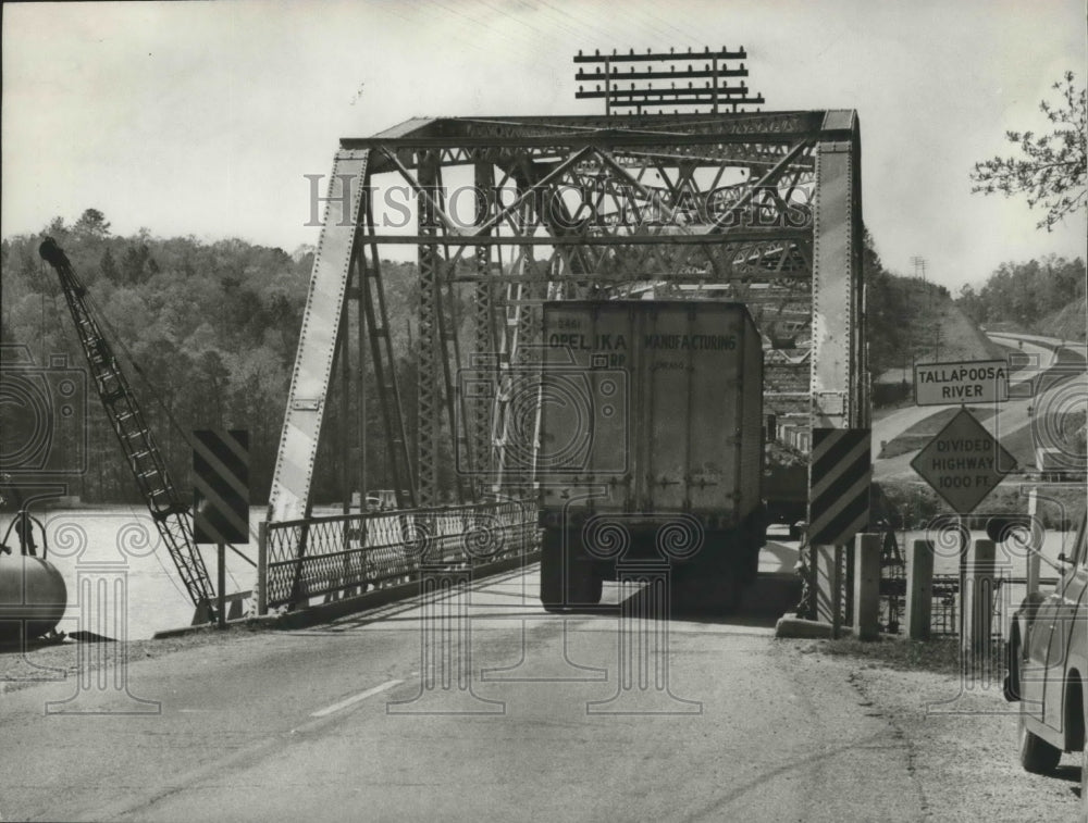 1966 Tallapoosa River Bridge to be Widened in Alabama-Historic Images