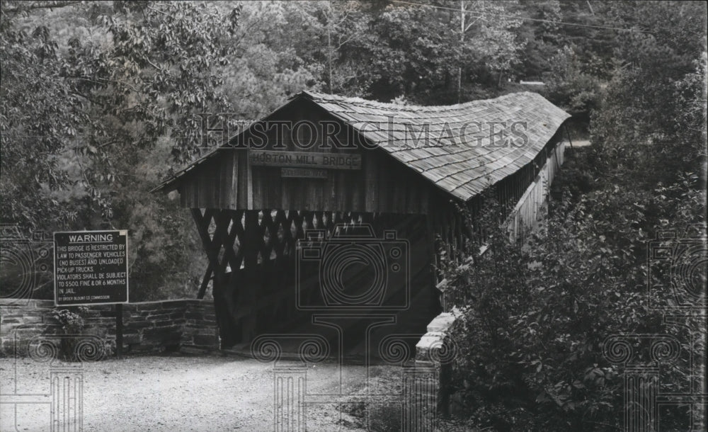 1978 Alabama-Historic Horton Mill Covered Bridge.-Historic Images