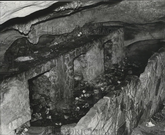 1977 Press Photo A Cave in Alabama - abna07319 - Historic Images